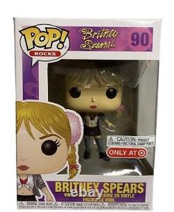 Britney Spears Funko POP Rocks Baby One More Time Target #90 With POP Protector