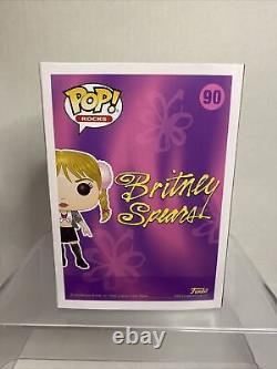 Britney Spears Funko POP Rocks Baby One More Time Target #90 With POP Protector