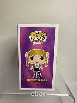 Britney Spears Funko POP Rocks Baby One More Time Target #90 With POP Protector