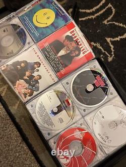 CD Lot 101 CD's Full Binder+ Artwork Hits Mainstream Music Rock Soundtracks CASE