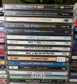 CD Lot of 164+ Classic Rock 60s 70s 80s 90s Best Of Greatest Hits/Albums GOOD