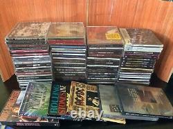 CD Lot of 85+ Classic Rock 70s 80s 90s Albums + DVDs Box set