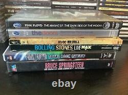 CD Lot of 85+ Classic Rock 70s 80s 90s Albums + DVDs Box set