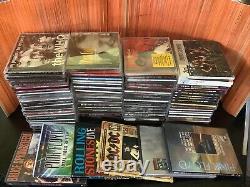 CD Lot of 85+ Classic Rock 70s 80s 90s Albums + DVDs Box set