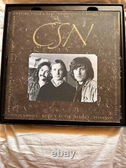 Crosby, Stills and Nash definitive 4 CD collection, color booklet, SIGNED