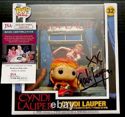 Cyndi Lauper (She's So Unusual) Funko Pop! Rocks Album Signed JSA COA