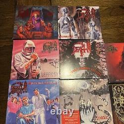 DEATH DELUXE CD COLLECTION ALL O-card Edition 8 CDs Top Tier Condition BUNDLE