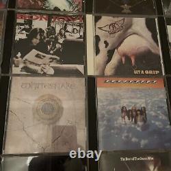 Dad Rock CD Lot Of 36 Poison Def Leppard Winger Aerosmith Led Zeppelin