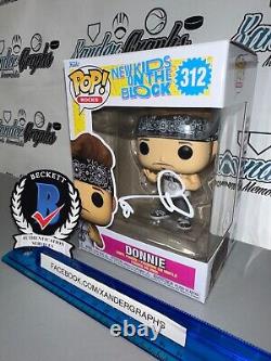 Donnie Wahlberg 312 Nkotb New Kids Signed Autographed Funko Pop-beckett Bas Coa