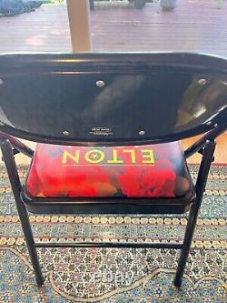 ELTON JOHN VIP Folding Chair Farewell Yellow Brick Road Tour RARE COLLECTIBLE