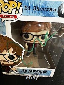 Ed Sheeran SIGNED Funko POP Rocks #76 Music Vinyl Figure withCOA