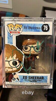 Ed Sheeran SIGNED Funko POP Rocks #76 Music Vinyl Figure withCOA