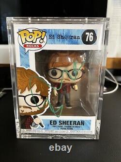 Ed Sheeran SIGNED Funko POP Rocks #76 Music Vinyl Figure withCOA