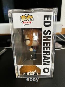 Ed Sheeran SIGNED Funko POP Rocks #76 Music Vinyl Figure withCOA