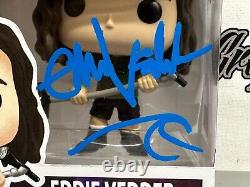 Eddie Vedder Pearl Jam Custom Wave Signed Autographed Funko Pop-beckett Bas Loa