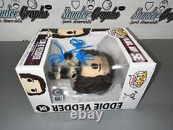 Eddie Vedder Pearl Jam Custom Wave Signed Autographed Funko Pop-beckett Bas Loa