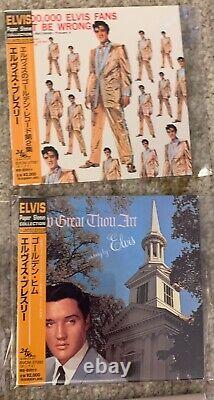 Elvis Presley Elvis Paper Sleeve Collection Japanese Mini-LP 26 CDs EX WithOBI