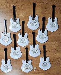 Elvis Presley Entertainer of the Century Guitar Shape Collector Plates 11 Pc