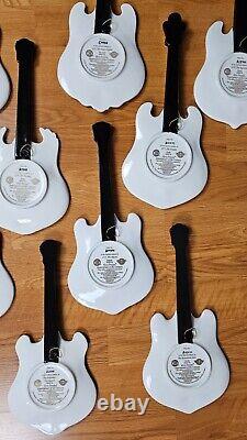 Elvis Presley Entertainer of the Century Guitar Shape Collector Plates 11 Pc