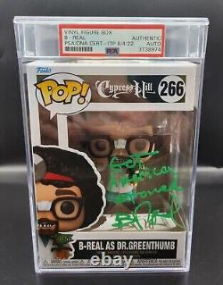 Encapsulated Funko Pop Get America Stoned signed by B-Real Cypress Hill 420