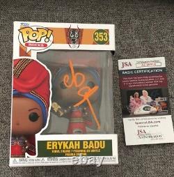 Erykah Badu Queen of Neo-Soul Autographed Funko Pop Rocks #353 JSA AU49514