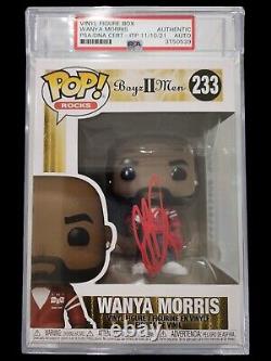 FUNKO BOYZ II MEN WANYA, NATHAN Morris SHAWN Stockman Signed PSA Encapsulated