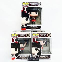 FUNKO POP! ROCKS BABYMETAL SU #43 YUI #44 MOA #45 SET OF 3 Vinyl Figure NEW