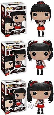 FUNKO POP! ROCKS BABYMETAL SU #43 YUI #44 MOA #45 SET OF 3 Vinyl Figure NEW