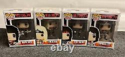 FUNKO POP! Rocks Motley Crue Full Set Of 4 In Protectors #70 #71 #72 #73