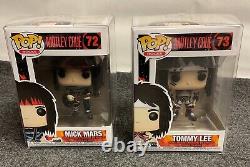 FUNKO POP! Rocks Motley Crue Full Set Of 4 In Protectors #70 #71 #72 #73