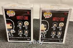 FUNKO POP! Rocks Motley Crue Full Set Of 4 In Protectors #70 #71 #72 #73