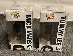 FUNKO POP! Rocks Motley Crue Full Set Of 4 In Protectors #70 #71 #72 #73