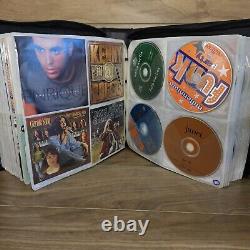 Full binder Lot Of 116+ Vintage Music Cds Rap Hip Hop R&B Rock Madonna Kenny Cla