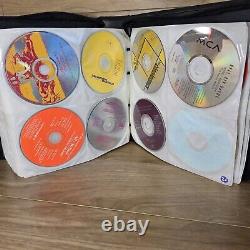 Full binder Lot Of 116+ Vintage Music Cds Rap Hip Hop R&B Rock Madonna Kenny Cla