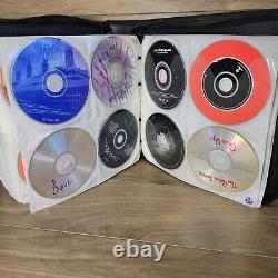 Full binder Lot Of 116+ Vintage Music Cds Rap Hip Hop R&B Rock Madonna Kenny Cla