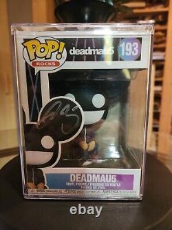 Funko Deadmau5 #193 Deadmau5 Pop! Rocks Signed Autographed By Joel withProtector