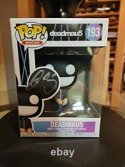 Funko Deadmau5 #193 Deadmau5 Pop! Rocks Signed Autographed By Joel withProtector