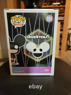 Funko Deadmau5 #193 Deadmau5 Pop! Rocks Signed Autographed By Joel withProtector