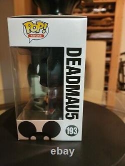 Funko Deadmau5 #193 Deadmau5 Pop! Rocks Signed Autographed By Joel withProtector