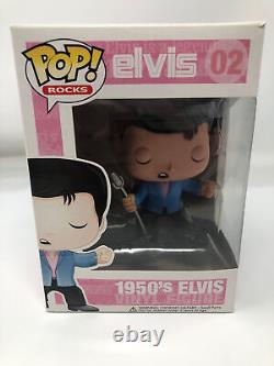 Funko POP! Rocks Elvis Presley 1950's #2 Vinyl Figure DAMAGED