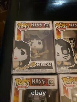 Funko POP! Rocks KISS SET-The POP Figurines Demon, Spaceman, Catman, Starchild