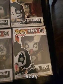 Funko POP! Rocks KISS SET-The POP Figurines Demon, Spaceman, Catman, Starchild