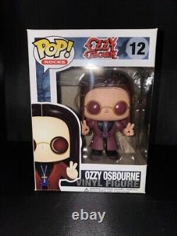 Funko POP Rocks! OZZY OSBOURNE #12 RARE/ RETIRED 2011 with Protector