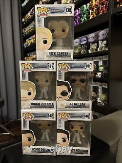 Funko Pop BACKSTREET BOYS Complete Set of 5 #138-142