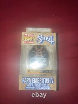 Funko Pop! Ghost Papa Emeritus Hot Topic Exclusives Lot W Rare Record And Casett