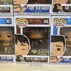 Funko Pop! Huge Bundle Lot Of Rock Icons Elvis Diamond 68 Special + Blue Hawaii