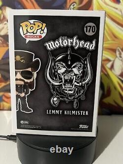 Funko Pop! Lemmy Kilmister #170 Motörhead With Cigarette Figure withpop Protector