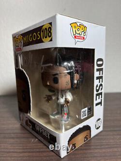 Funko Pop! MIGOS OFFSET #108 SIGNED AUTHENTICATED with COA FREE SHIP & CASE