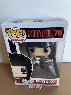 Funko Pop NIKKI SIXX Motley Crue #70 -Vaulted Figure Classic Rock Music