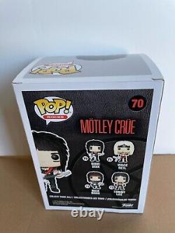 Funko Pop NIKKI SIXX Motley Crue #70 -Vaulted Figure Classic Rock Music